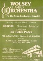 poster for concert on Sunday 11 May 1980