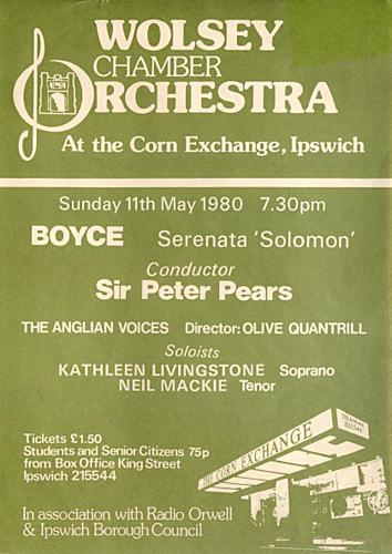 Poster for Sunday 11 May 1980