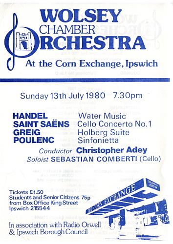 Poster for Sunday 13 Jul 1980