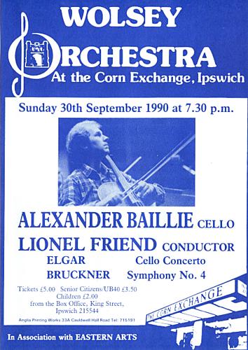 Poster for Sunday 30 Sep 1990