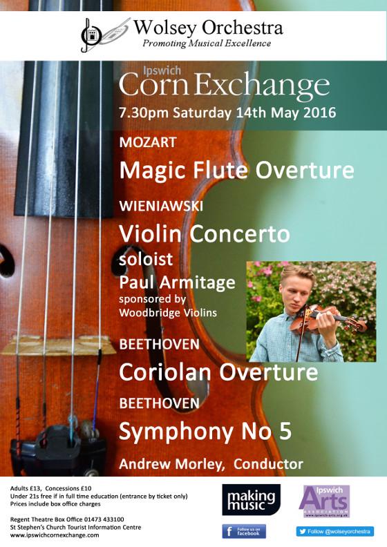 Poster for Saturday 14 May 2016