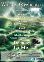 poster for concert on Saturday 3 Feb 2018