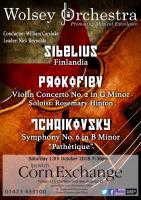 poster for concert on Saturday 13 Oct 2018
